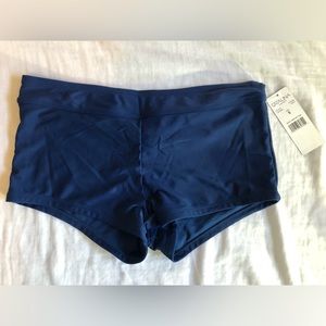 Catalina Navy Blue Boyshorts Swim Bottoms